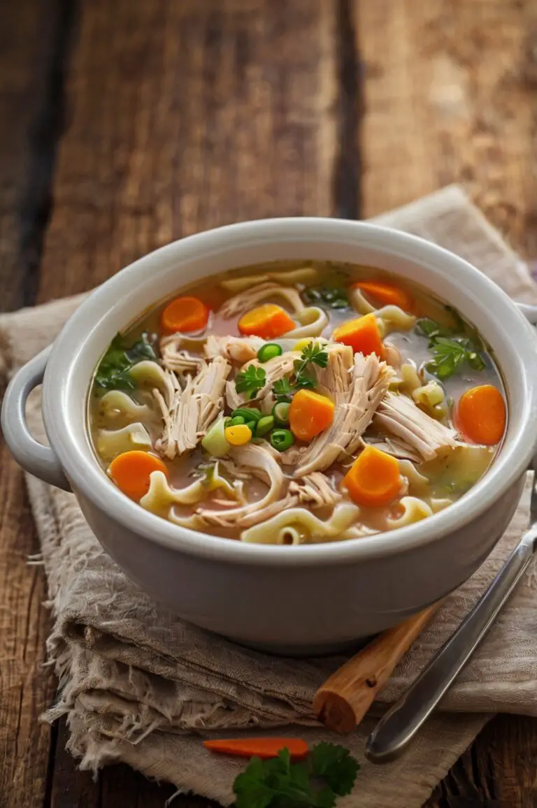 Crockpot Chicken Noodle Soup Recipe: A Warm and Comforting Meal