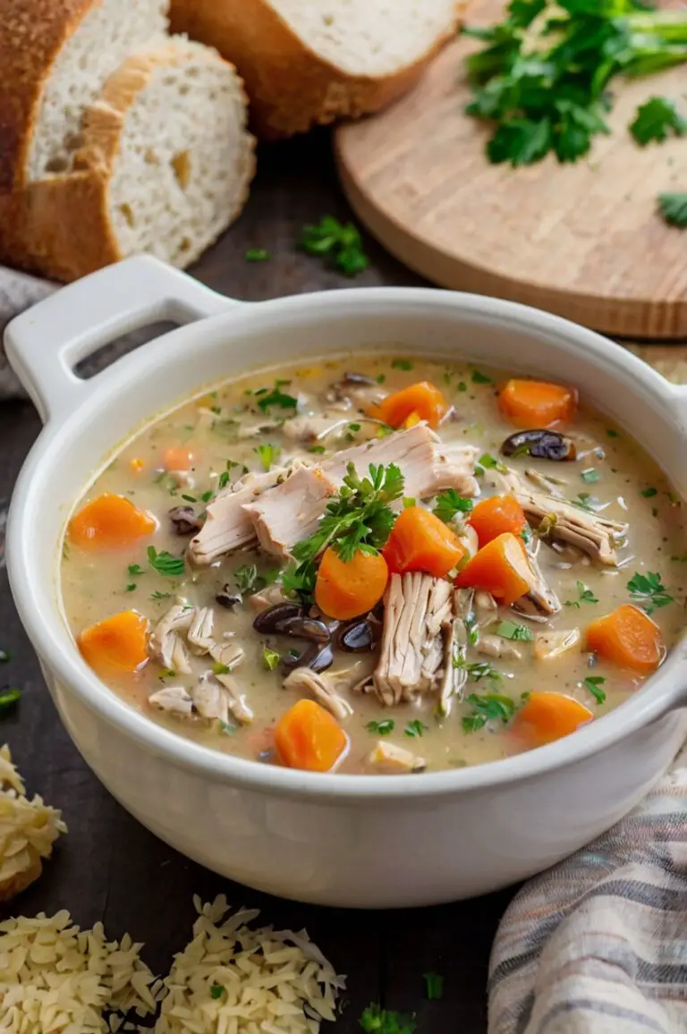 Crockpot Chicken Wild Rice Soup