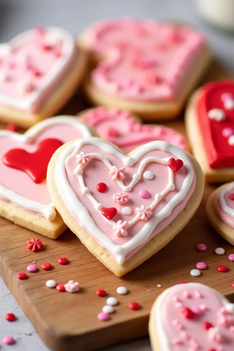 Heart-Shaped Sugar Cookies: The Perfect Valentine’s Day Gift