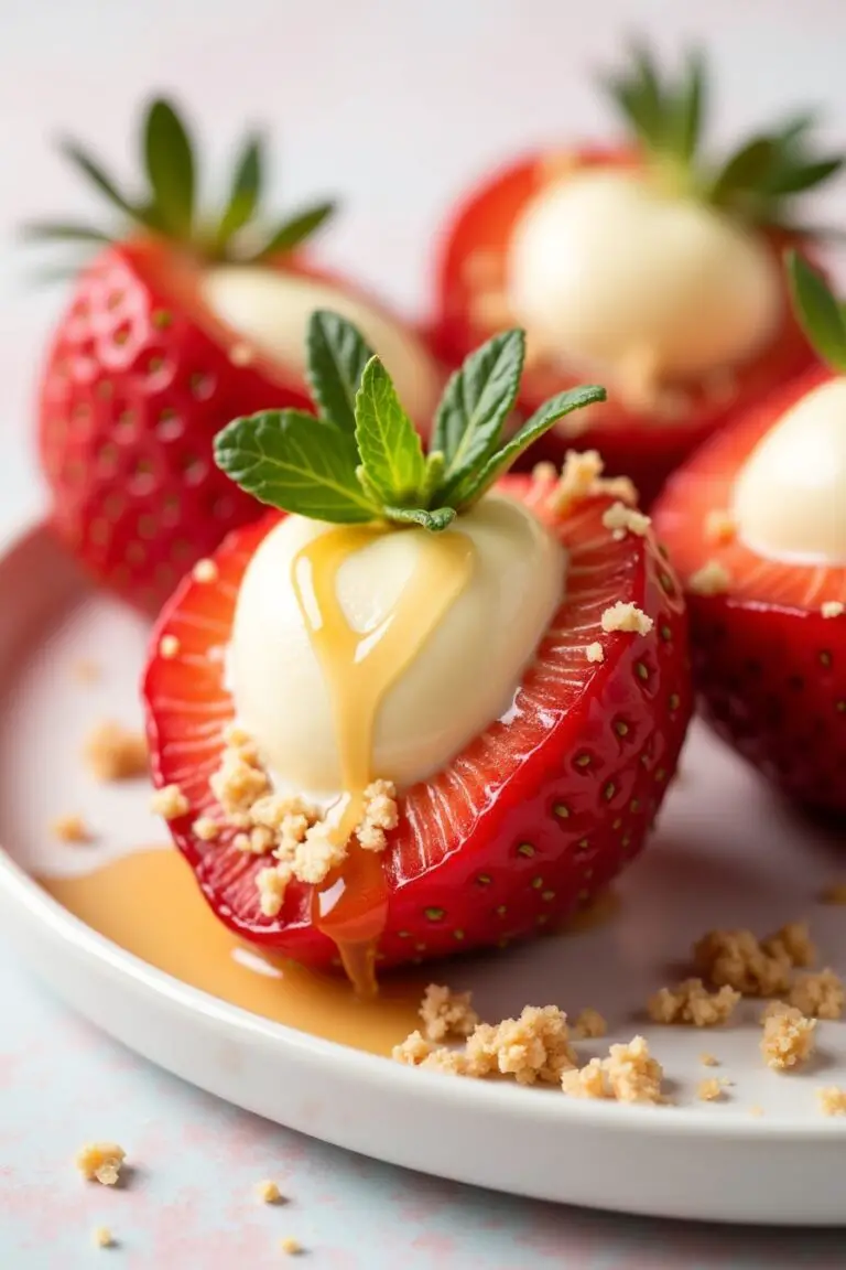 Cheesecake Deviled Strawberries