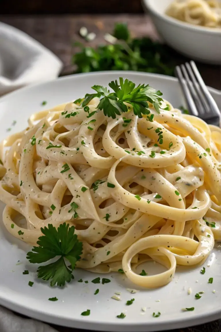 Classic Fettuccine Alfredo: A Creamy Italian Delight