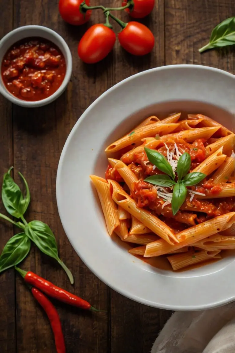 Spicy and Savory Penne Arrabbiata: A Quick and Flavorful Italian Classic