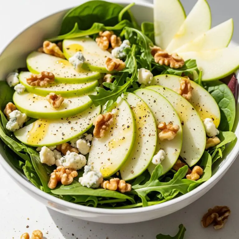 Apple, Walnut & Blue Cheese Salad: Crisp, Tangy, and Irresistibly Fresh