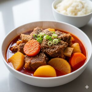 'Spicy Korean Beef Stew (Galbi Jjim)