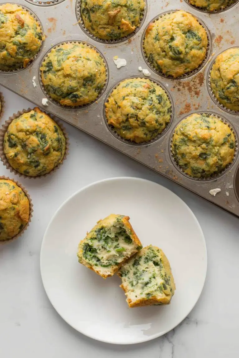 Baked Egg White & Spinach Muffins: A Light, Protein-Packed Breakfast on the Go