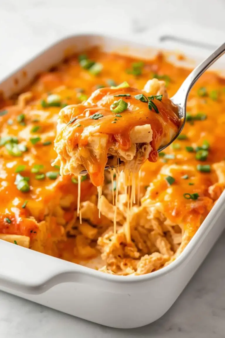 Buffalo Chicken Casserole: Spicy, Cheesy Comfort in One Dish