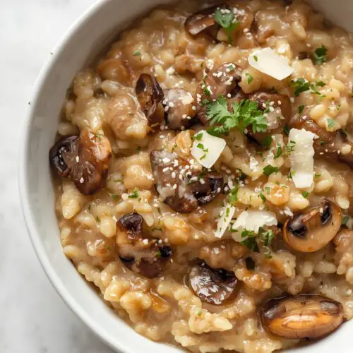 Chestnut & Mushroom Risotto