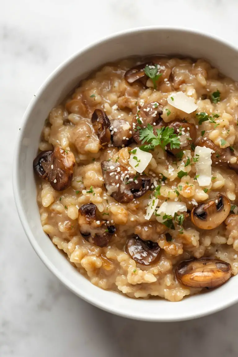 Chestnut & Mushroom Risotto
