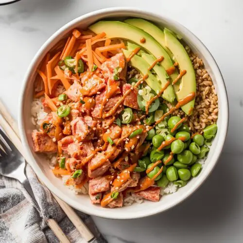 Spicy Tuna & Avocado Protein Bowls