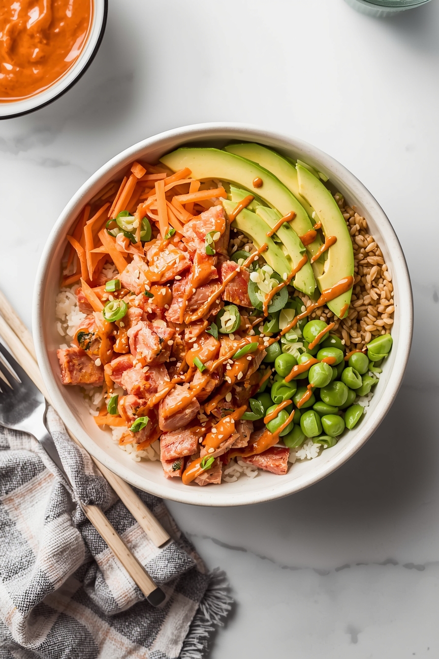 spicy-tuna-avocado-protein-bowls-a-fresh-flavor-packed-meal-in