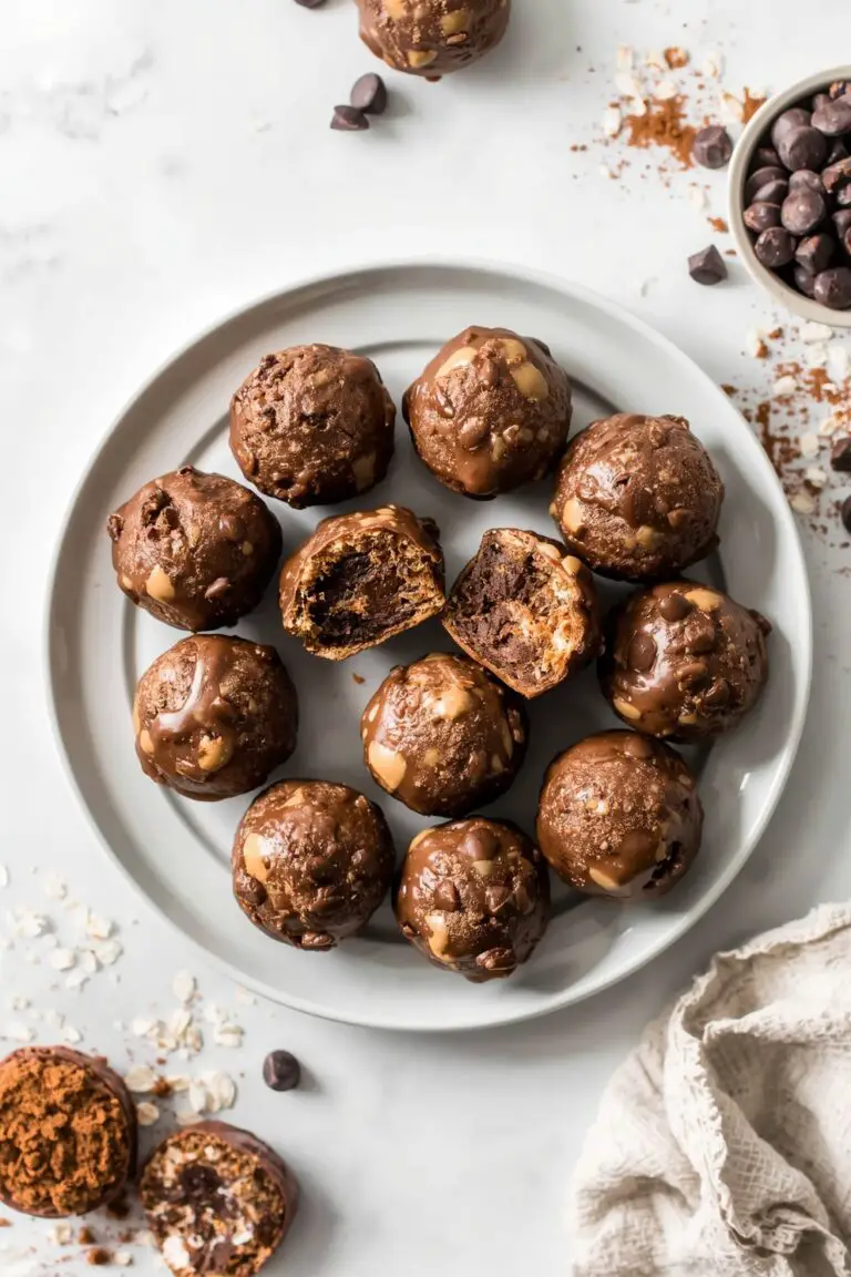 Chocolate Peanut Butter Protein Balls: A No-Bake, Energy-Boosting Treat