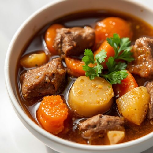 Classic Beef Stew with Potatoes & Carrots'